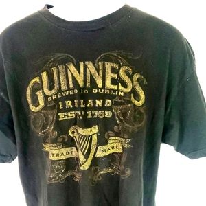 GUINESS MENS BLACK T- SHIRT L